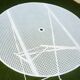 Table de jardin pliante, années 50, métal perforé