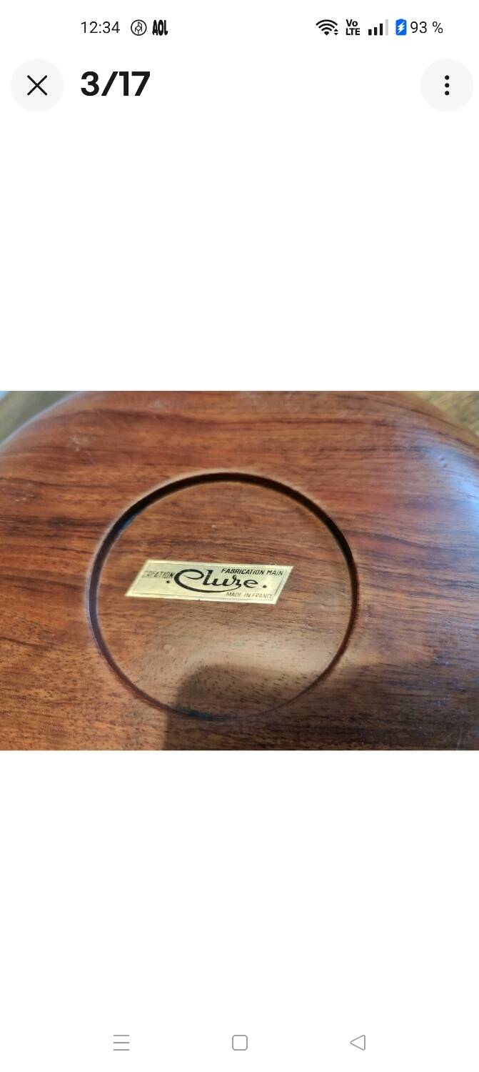 Teak salad bowl/fruit bowl from the 1960s