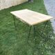 Desk architecture oak and steel design