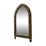 Important gilded wood mirror, 20th c.