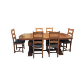 Dining table and its chairs