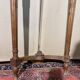 Console demie lune de style Louis XVI en bois sculpté