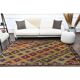 1970s Vintage Turkish Hand-Knotted Wool Cotton Yellow Area Rug 175x234