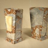 Pair of marble bookends