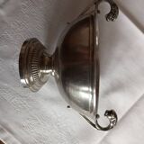 Shiny pewter tea set