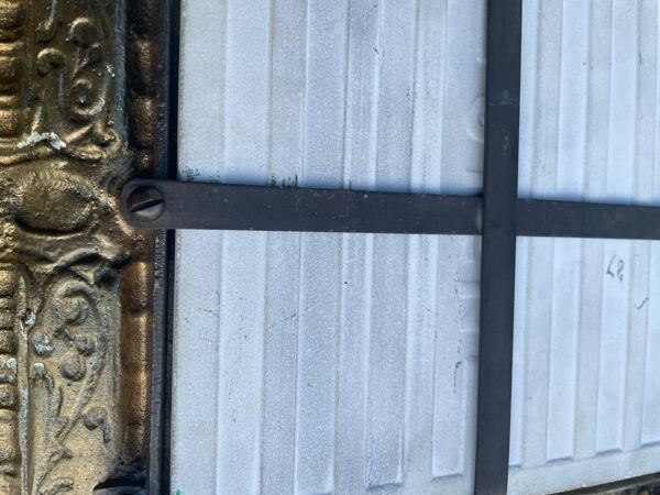 Vide-poche ancien en bronze faïence Gien