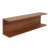 Danish wall shelf in solid teak, 1970s