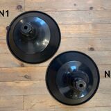 Lampshade in enamelled sheet metal 1950, industrial decoration, n2