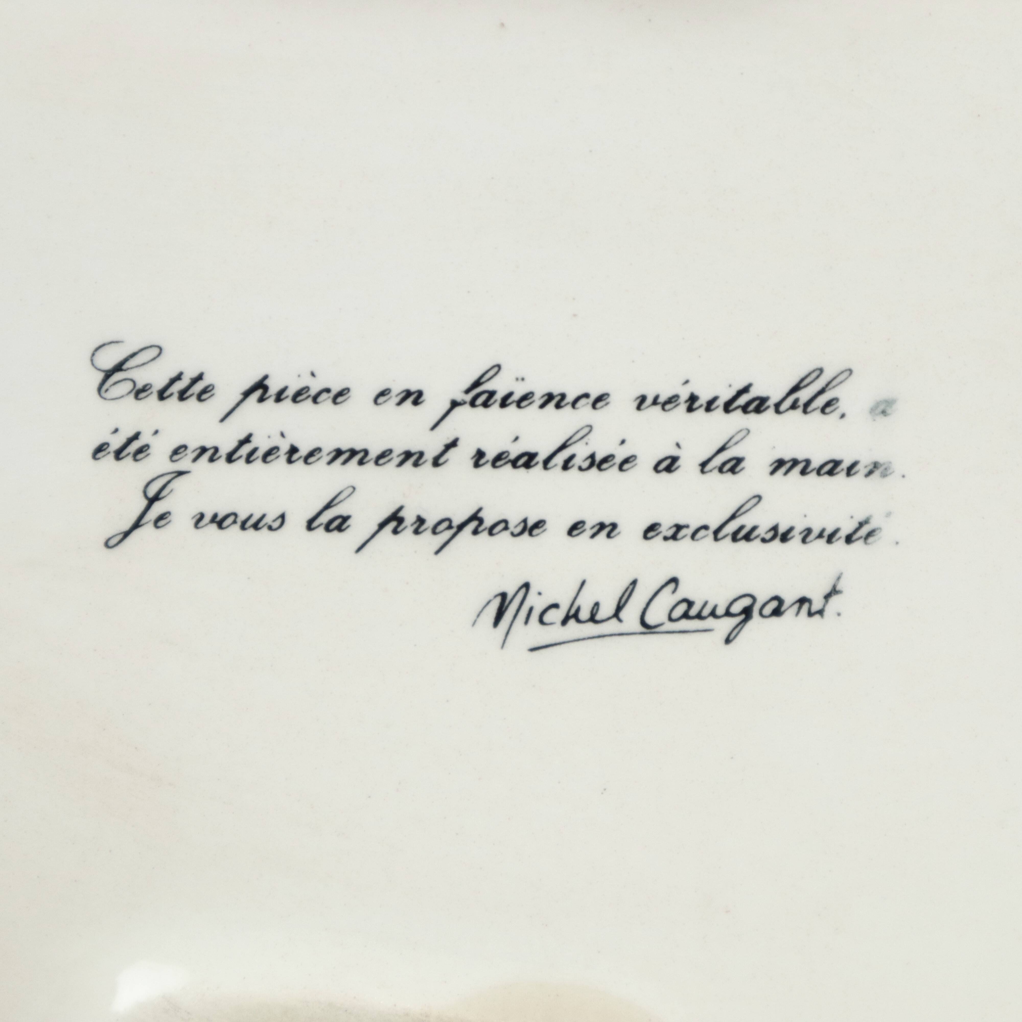 Sixties Michel Caugant Bison Tureen Pâté Mold Glazed Earthenware 25cm