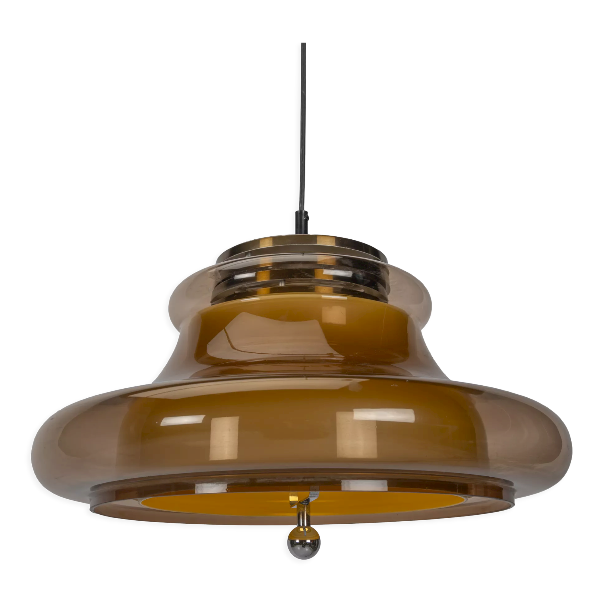 Brown space age herta pendant lamp
