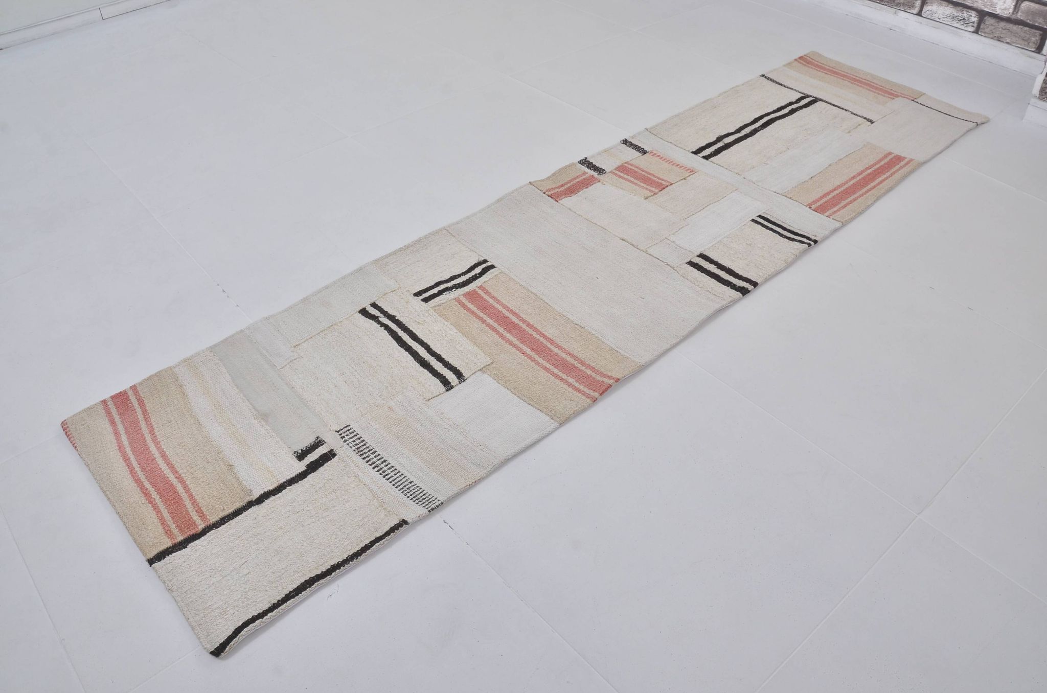 Vintage Oushak Hemp Runner  sku 3871