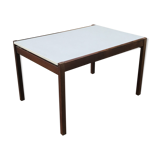 Extendable Pastoe dining table in wengé by Cees Braakman 1970s