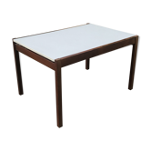 Extendable Pastoe dining table in wengé by Cees Braakman 1970s