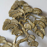 Brass wall sculpture