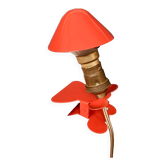 Petite applique baladeuse lampe champignon rouge spot pince veilleuse luminaire appoint bibliothèque