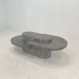 Magnussen Ponte Mactan Stone or fossil stone coffee table, 1980s