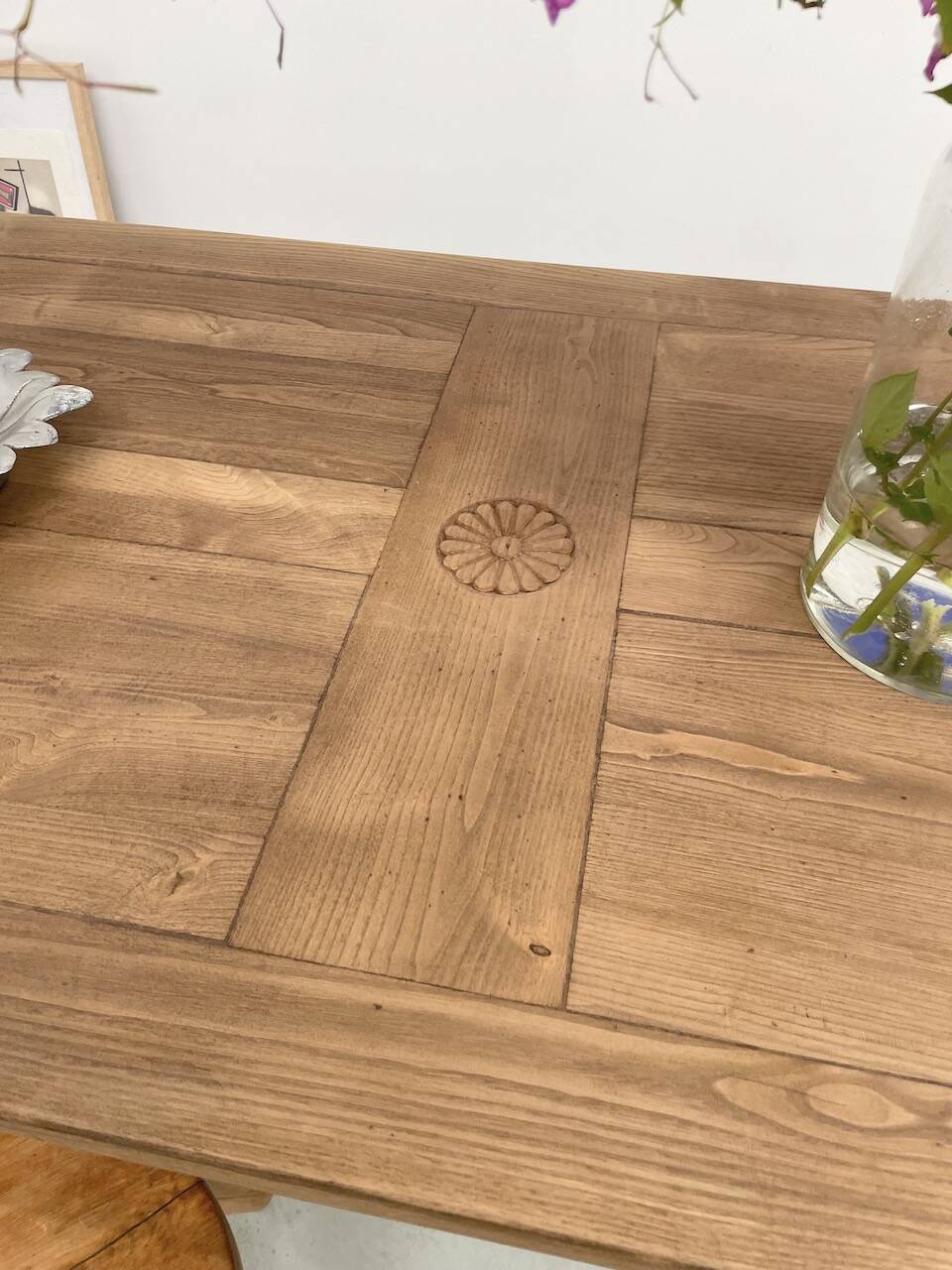 Oak farmhouse table 270 cm with extensions