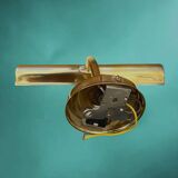 Vintage polished brass adjustable table lamp – 1970s wall light