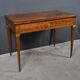 Small desk table in rosewood and rosewood marquetry, Louis XVI style – early 20th century.