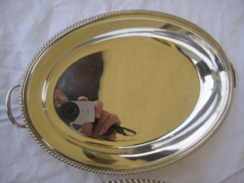 2 plats petits leumier silver metal