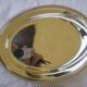 Set de 2 petits plats légumier métal argenté
