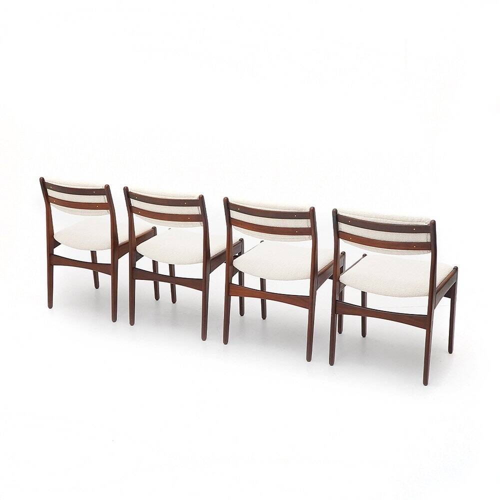 Vintage teak chairs by Poul Volther for Frem Rojle, 1960s, set of 4.