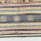6x12 Pale Orange Green Handmade Vintage Rug, 174x359Cm