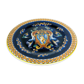 Assiette en faïence de Gien