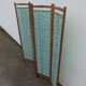 old vintage fabric screen