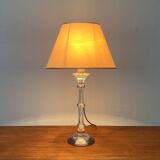 Mid-century German Tiffany glass table lamp by Ingo Maurer, 1960s.