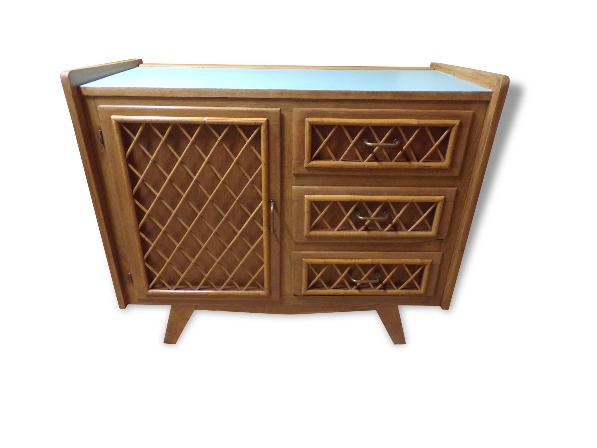 commode a langer rotin