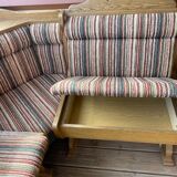 Corner bench for chalet