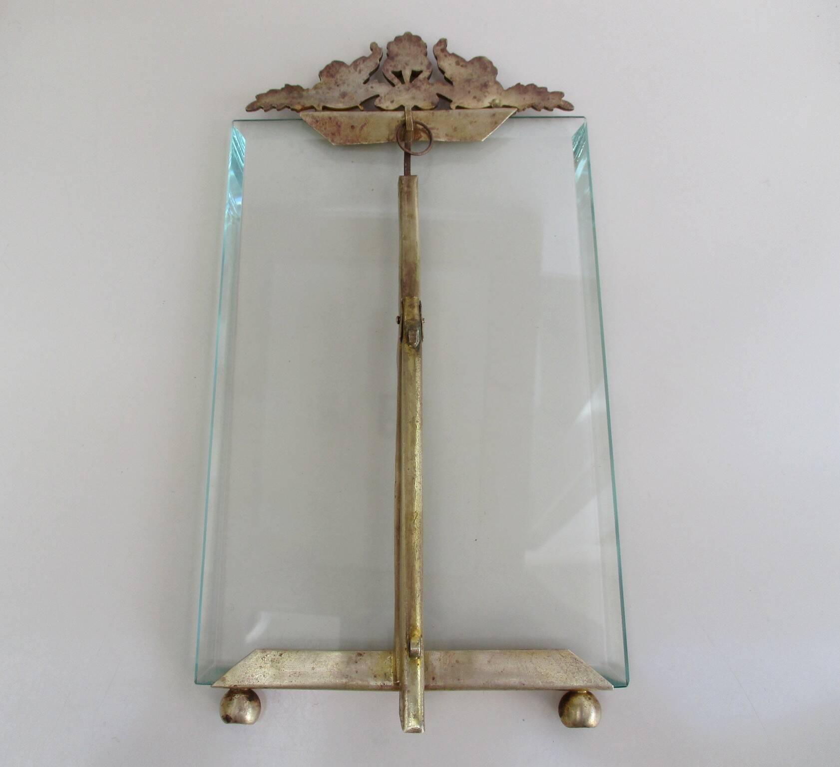 Beveled glass photo frame from the Napoleon III period - Chimeras
