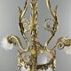 Louis XV style chandelier in bronze and glass, 19th century