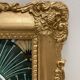Golden vintage frame