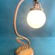 Brass table lamp in Jugendstil.