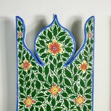 Pair of hand-painted Tunisian bedside tables or shelves