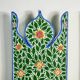 Pair of hand-painted Tunisian bedside tables or shelves