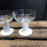 2 Kaveri 80's design champagne glasses by Jorma Vennola for Iittala