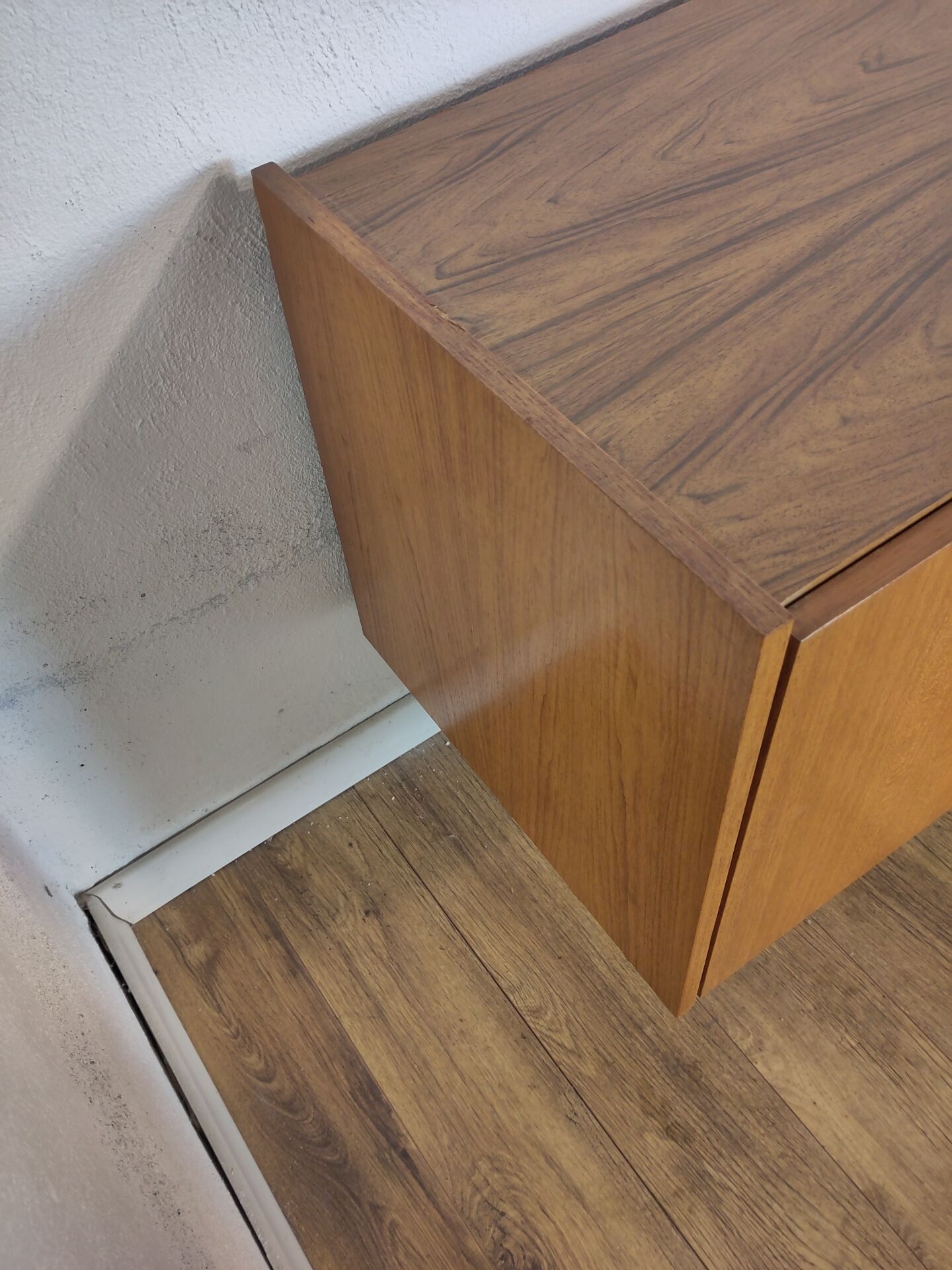 Scandinavian teak and metal sideboard