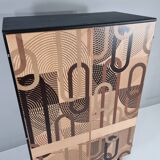 Vintage wardrobe in ash, 1970s