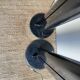 Two Artemide Megaron G.Frattini-505002 designer floor lamps
