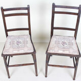 Paire de chaises antiques