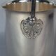 Christofle silver metal ice bucket decorated with palm leaves Superb condition SB907