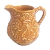 Pitcher milk pot in ochre dabbling