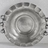 Coupe ou coupelle art déco moderniste en métal argenté estampillé - a voir !!!