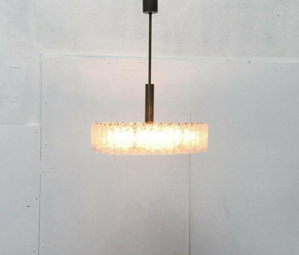 Large German chandelier from the mid-century by Doria Leuchten, 1960s.