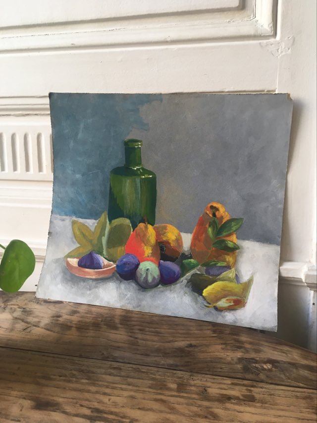 Ancient painting on paper