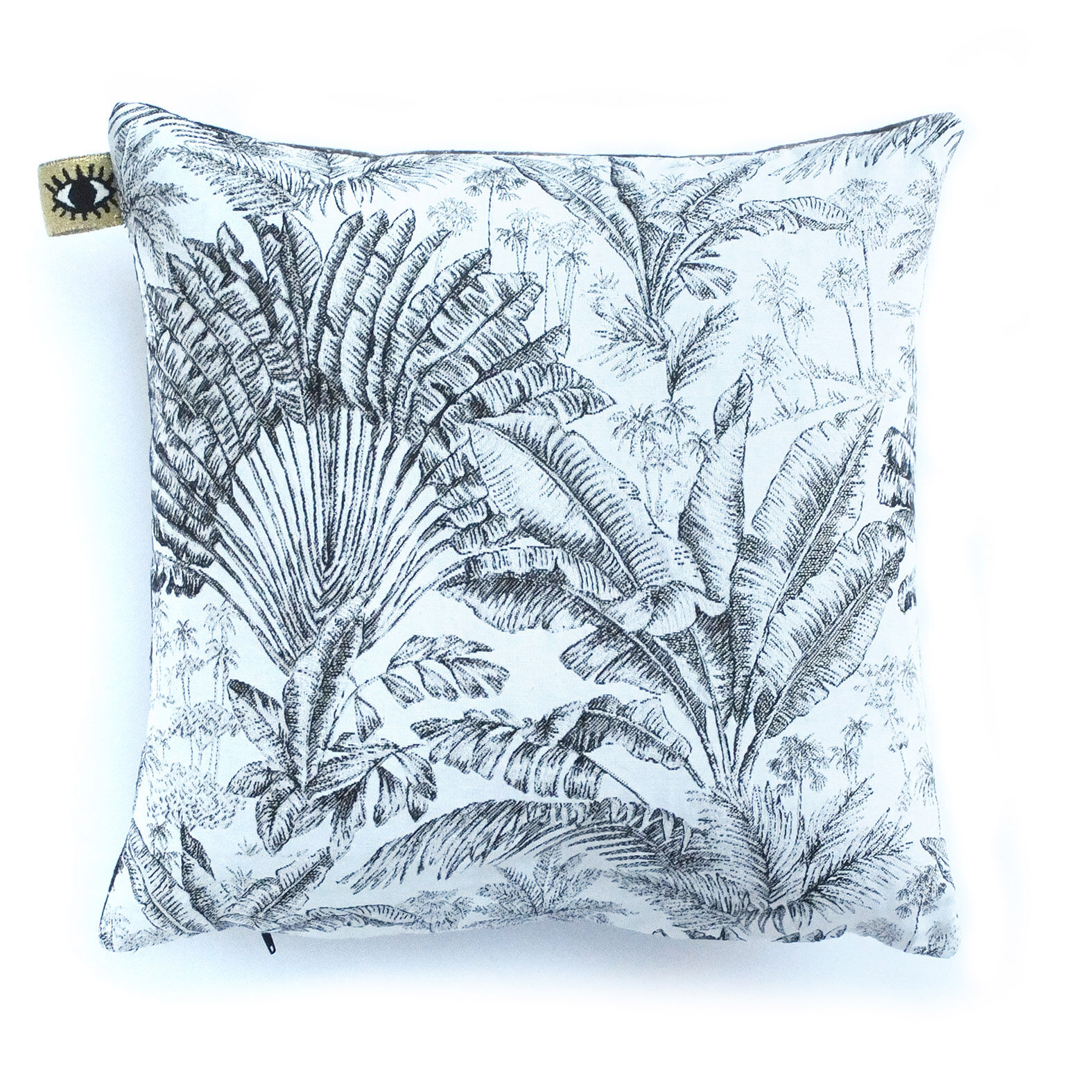 Jungle cushion - tropical motifs