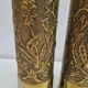 Paire de vases en laiton